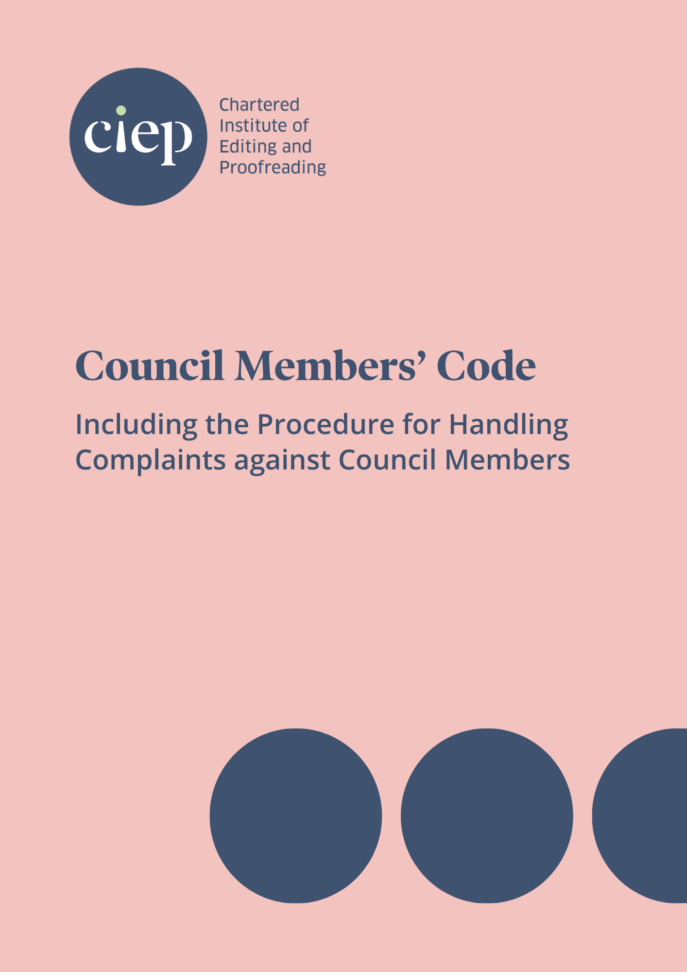 Cover of Council Members’ Code