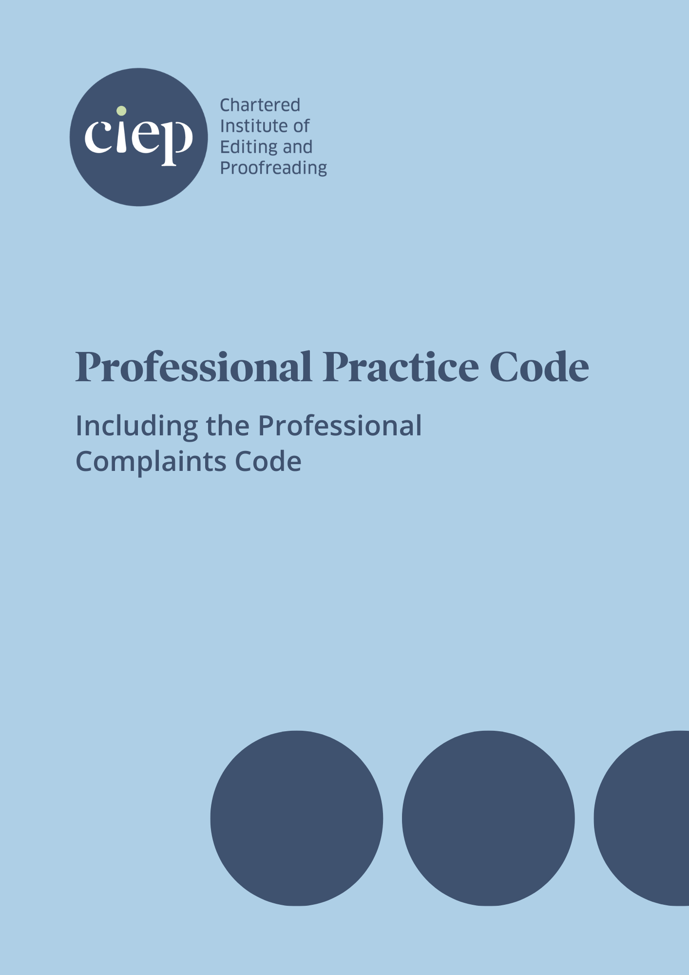 Cover of Professional Practice Code