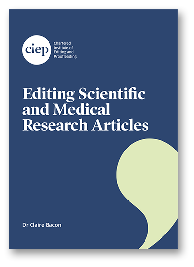 Cover of Editing Scientific and Medical Research Articles